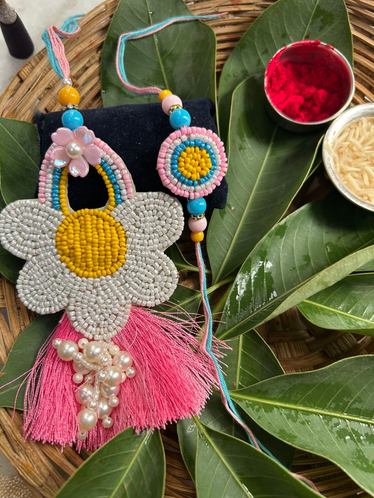 Handcrafted Beaded Rakhi: A Unique and Colorful Way to Celebrate Raksha Bandhan