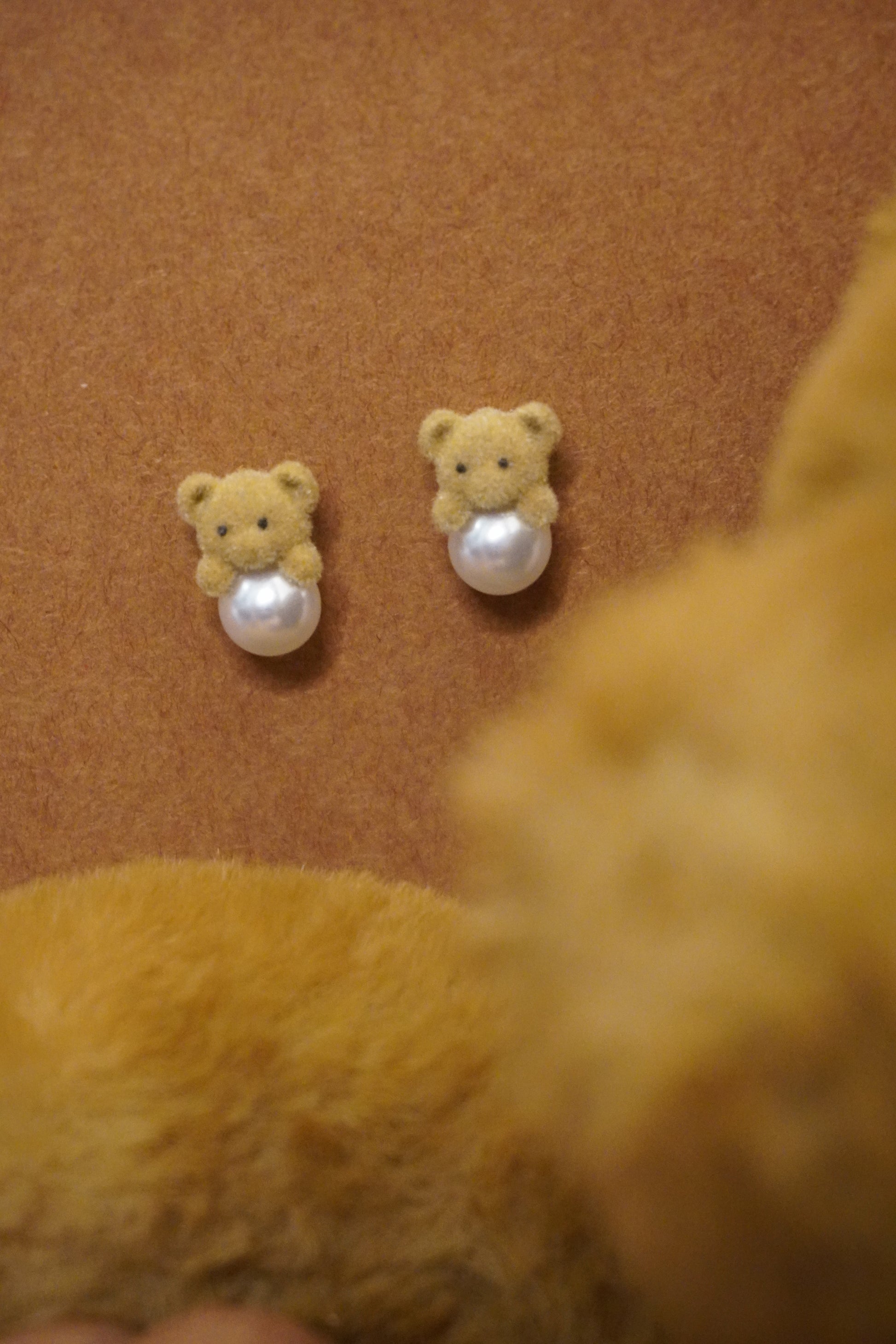 Teddy Bear Earrings – Pack of 3 | Cute & Trendy Fashion Earrings for Girls