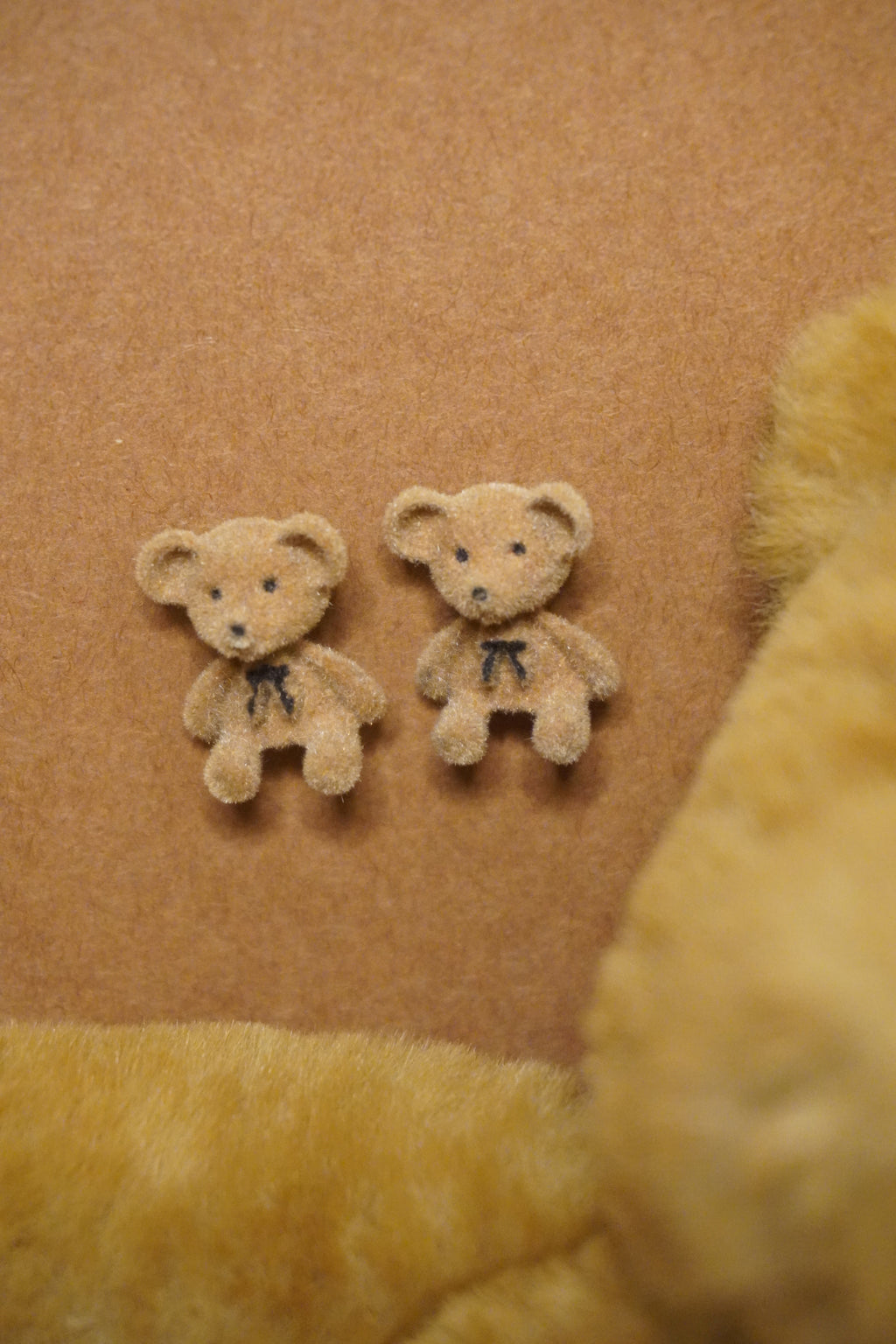 Cute Teddy Bear Earrings with Bow | Jewels by Veena Teddy Collection